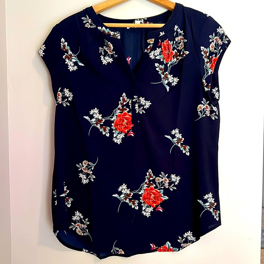 NWT Fun 2 Fun Walden split neck blouse from Stitch Fix